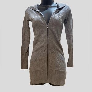 Guess Gray Knit Cardigan